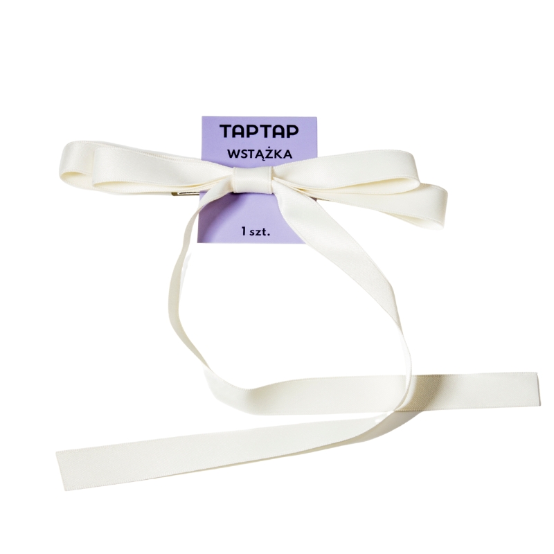 TAPTAP Clip de păr Double Cream Bow Tie