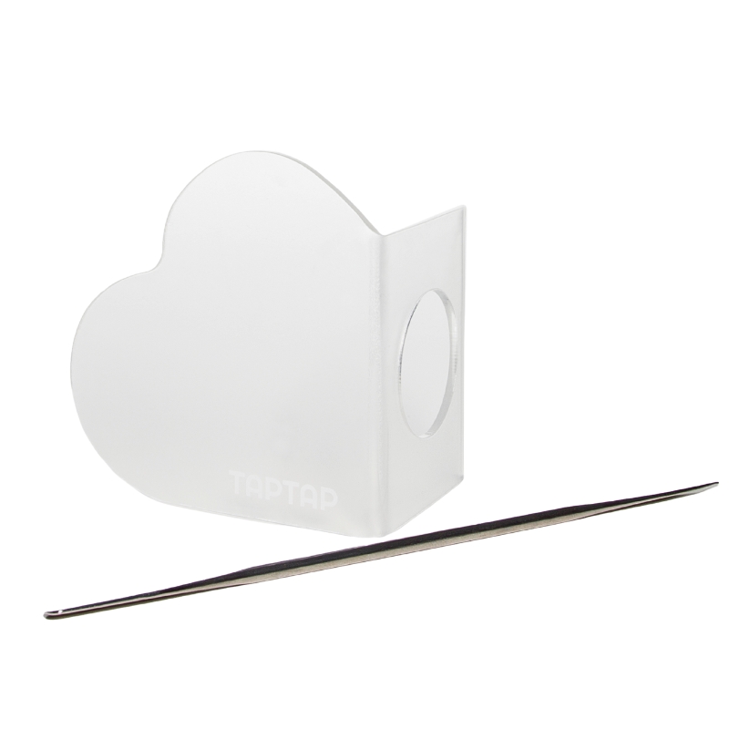 TAPTAP Cosmetic Blending Palette Heart Transparent