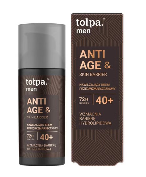 Tolpa Men Anti Age & Skin Barrier Cremă hidratantă antirid 40+ 50ml