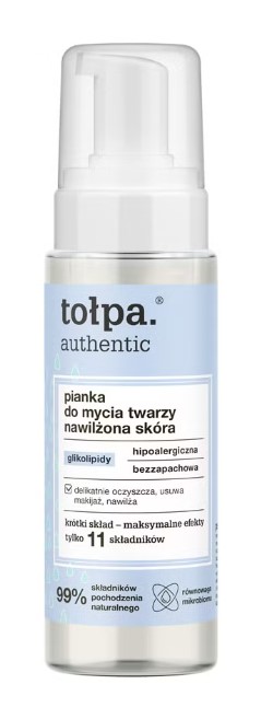 Spumă autentică de spălare a feței Tolpa Piele hidratată 150ml