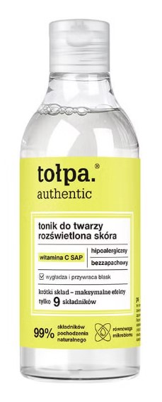 Tolpa Authentic Tonic de față pentru piele iluminată 200ml
