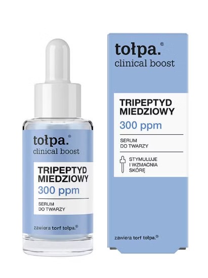 Tolpa Clinical Boost Ser facial cupru tripeptidă 300 ppm 30ml