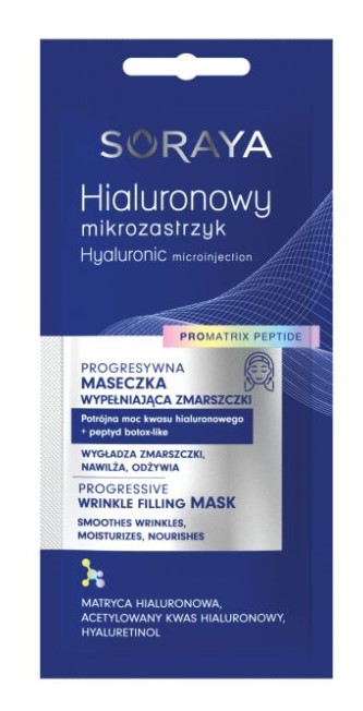 Soraya Hialuronowy Mikrozastrzyk Mască progresivă de umplere a ridurilor 8ml