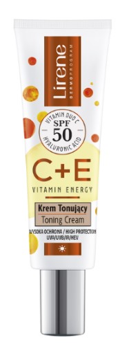 Lirene C+E Vitamin Energy Toning Cream SPF50 30ml