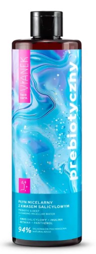 Loțiune micelară prebiotică Vianek cu acid salicilic 400ml