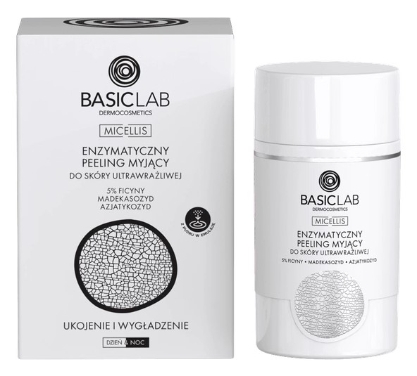 BasicLab Scrub enzimatic de curățare pentru piele ultra sensibilă 35g