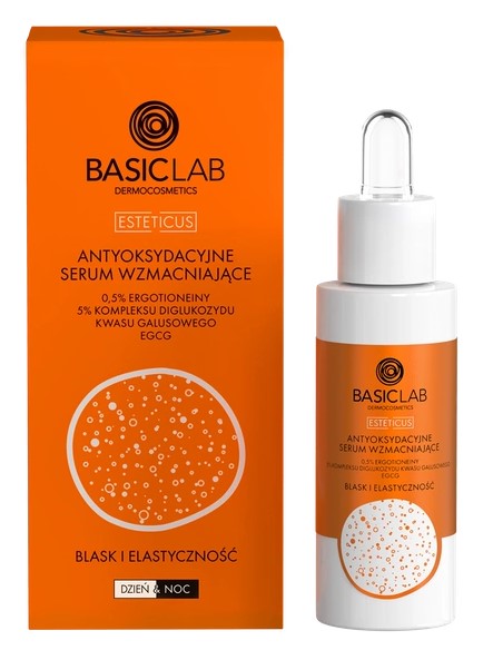 BasicLab Esteticus Anti-Oxidant Luminozitate și elasticitate Îmbunătățirea serului 30ml