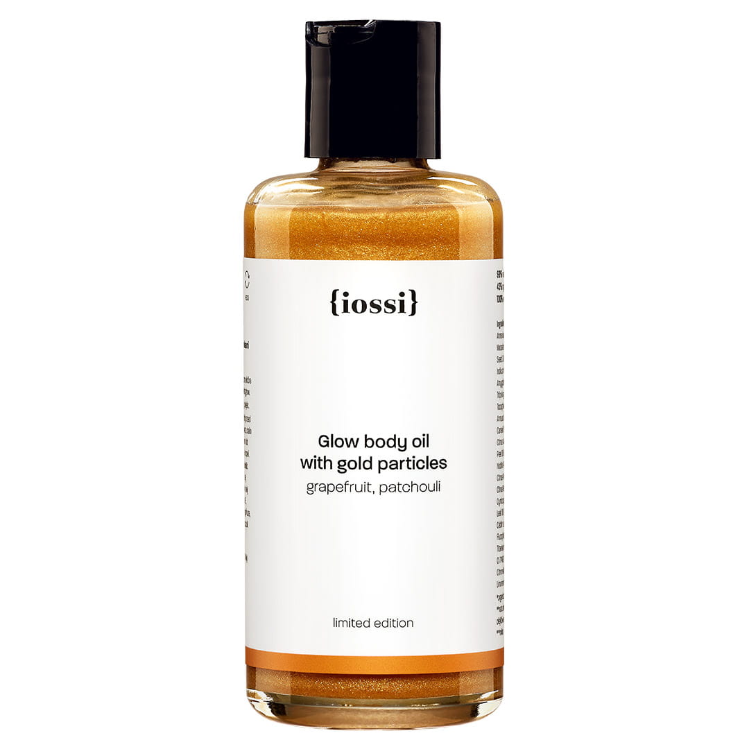 IOSSI Ulei de corp iluminator cu pete aurii 150ml