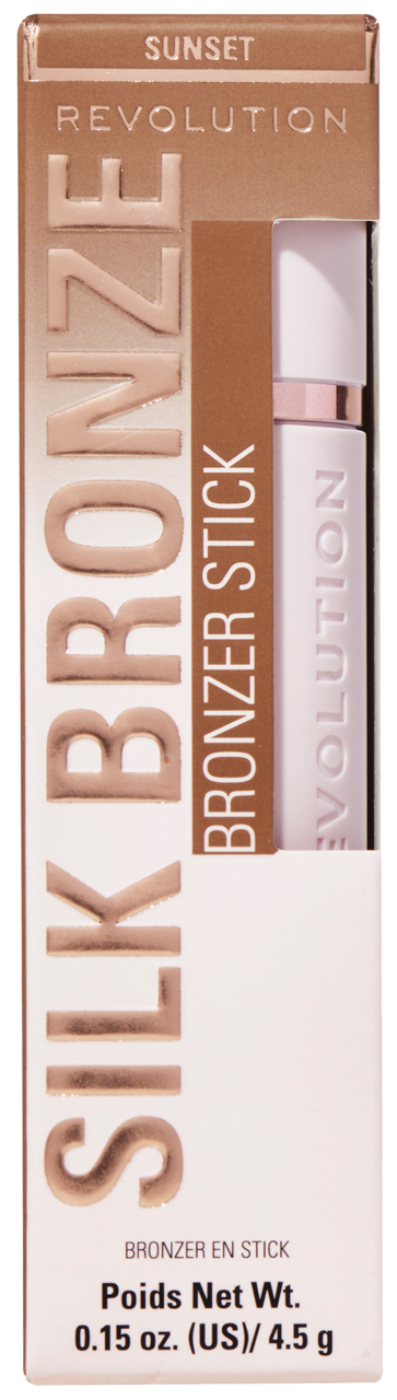 Makeup Revolution Silk Face Bronzer Stick Medium Sunset