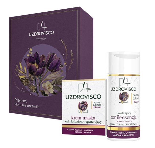Uzdrovisco Beauty That Never Fades Set tonic + cremă-mască