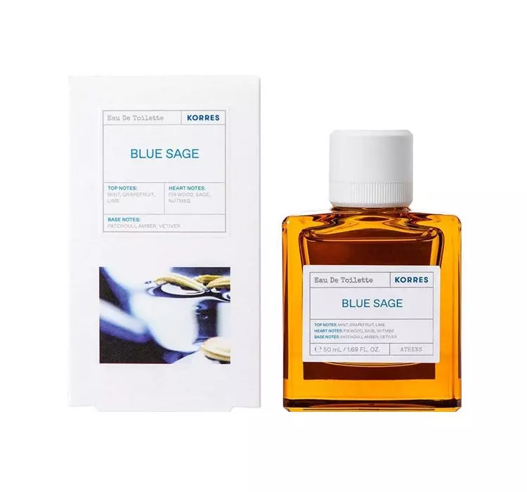 KORRES Blue Sage EDT Eau de Toilette pentru bărbați 50ml