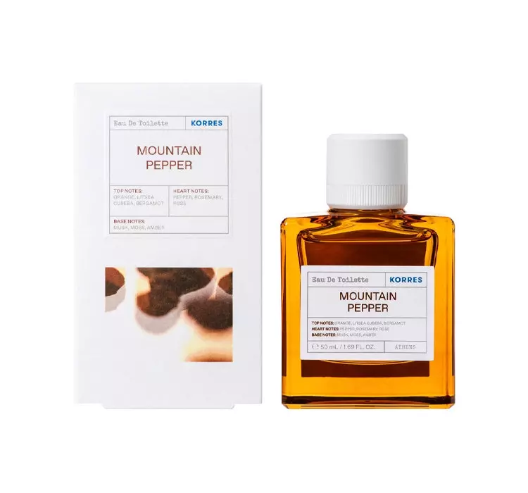KORRES Mountain Pepper EDT Eau de Toilette pentru bărbați 50ml