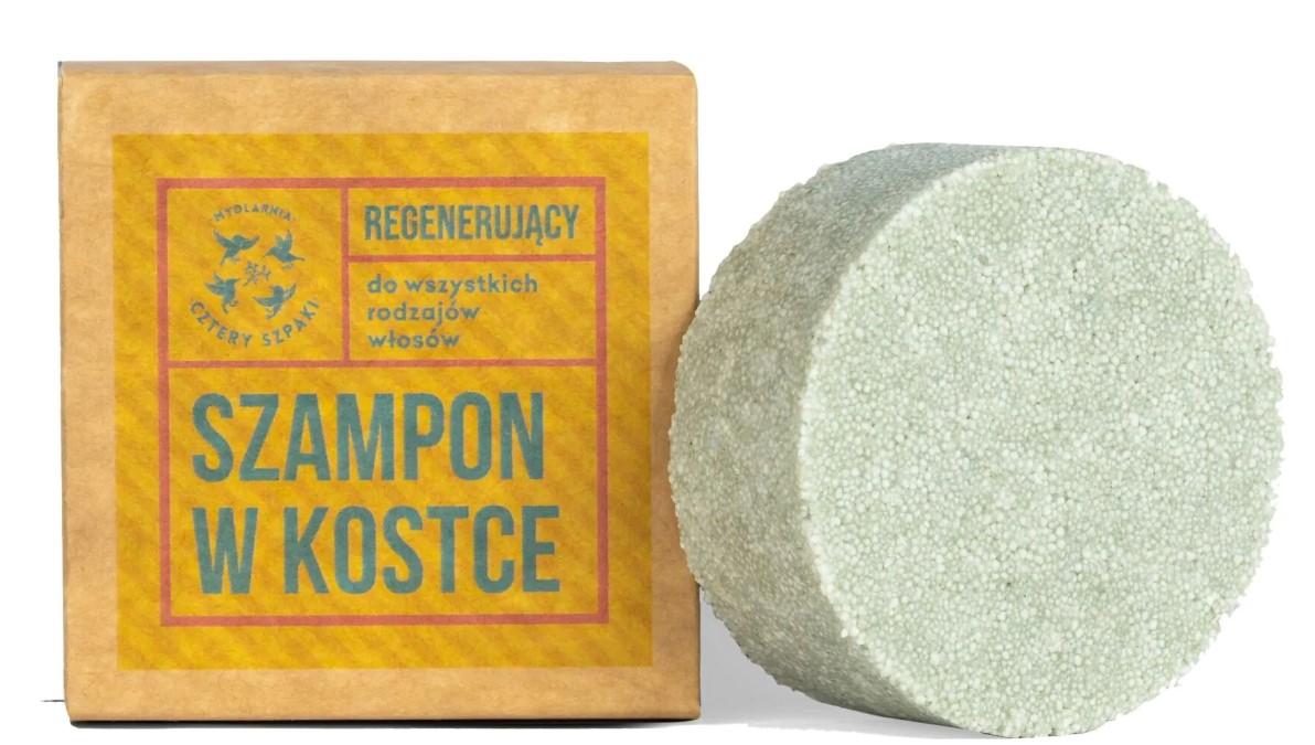 Mydlarnia Cztery Szpaki Șampon regenerant în baton 75g