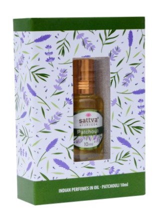 Parfum indian Sattva în ulei de patchouli 10ml