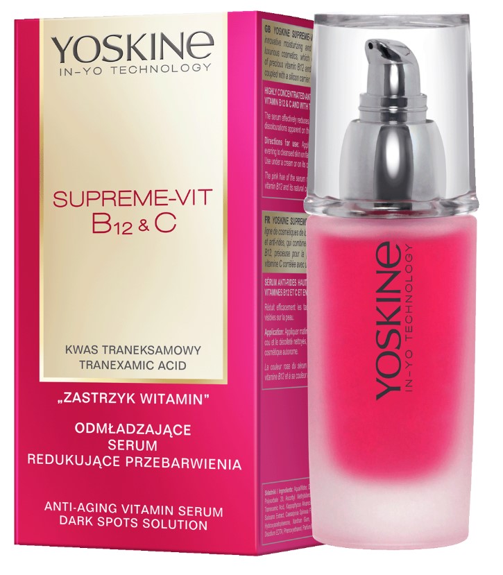 YOSKINE Supreme-Vit B12 & C Rejuvenating Discoloration Reducing Serum 30ml