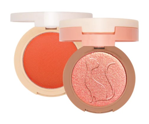 J.Cat Beauty Piece of Cake Blush și iluminator 2 în 1 106 See You Tomato