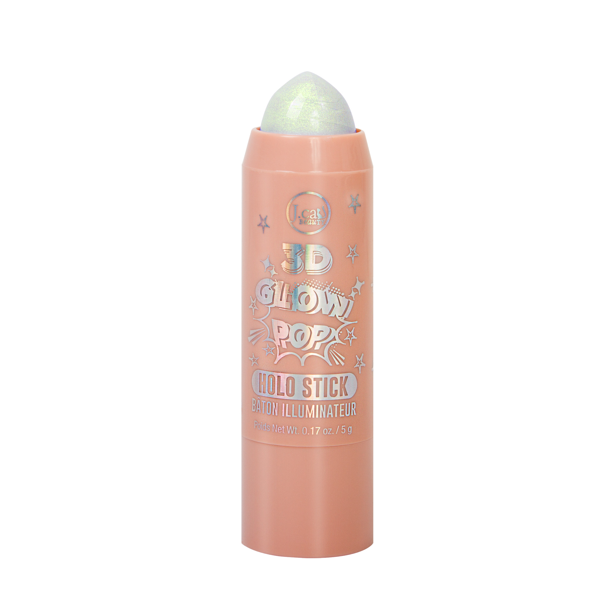 J.Cat Beauty 3D Glow Pop Holo Stick Highlighter 103 Lush Glare