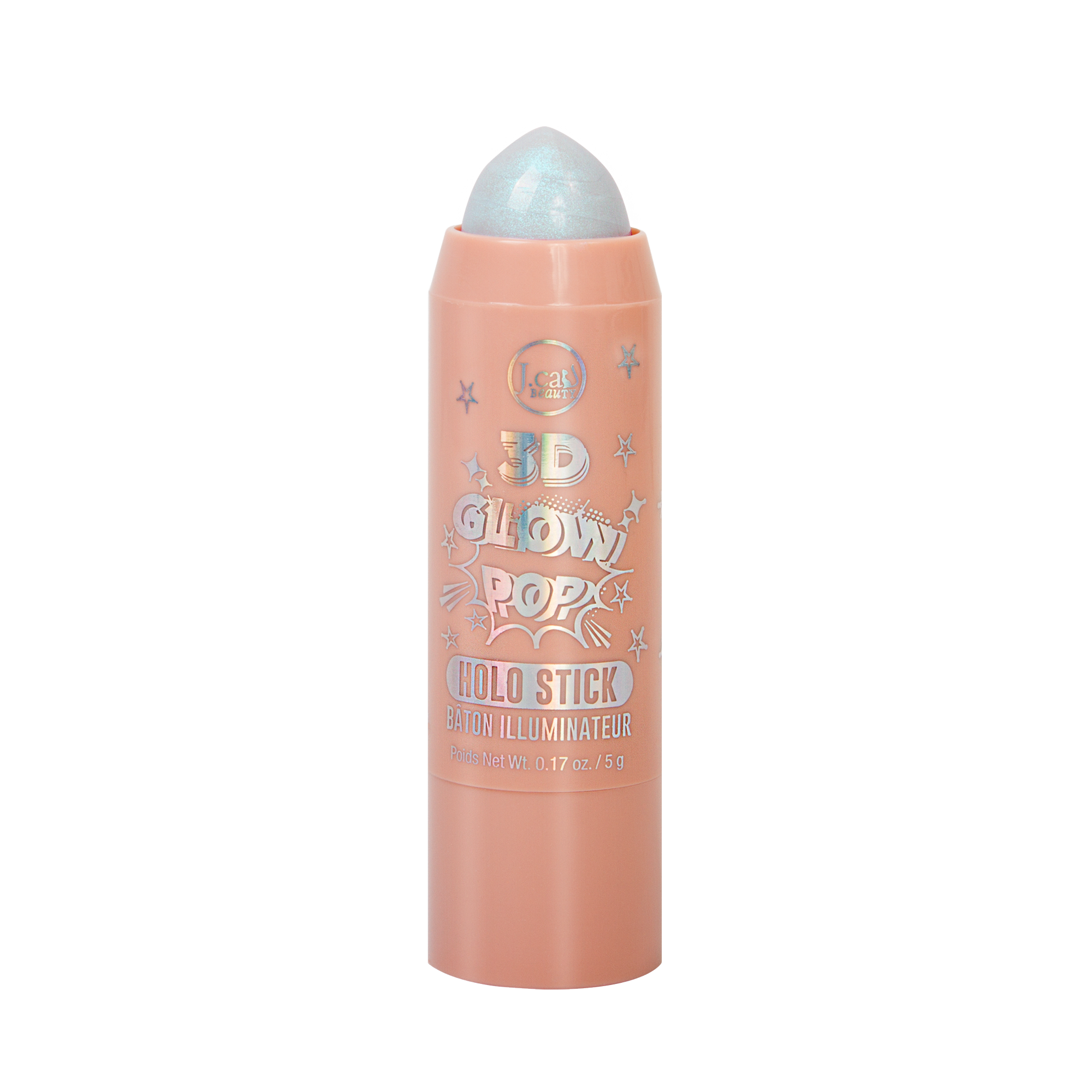 J.Cat Beauty 3D Glow Pop Holo Stick Highlighter 104 Hypnotize Ray