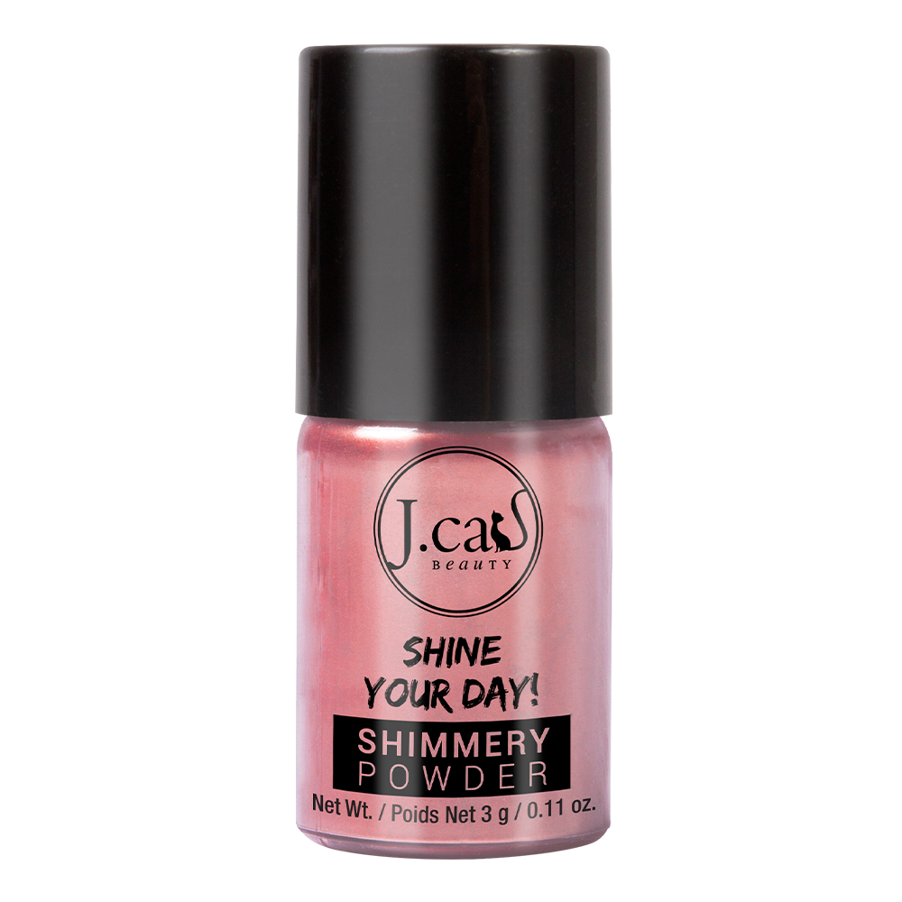 J.Cat Beauty Shine Your Day Pigment pudră strălucitoare 114 Cerise