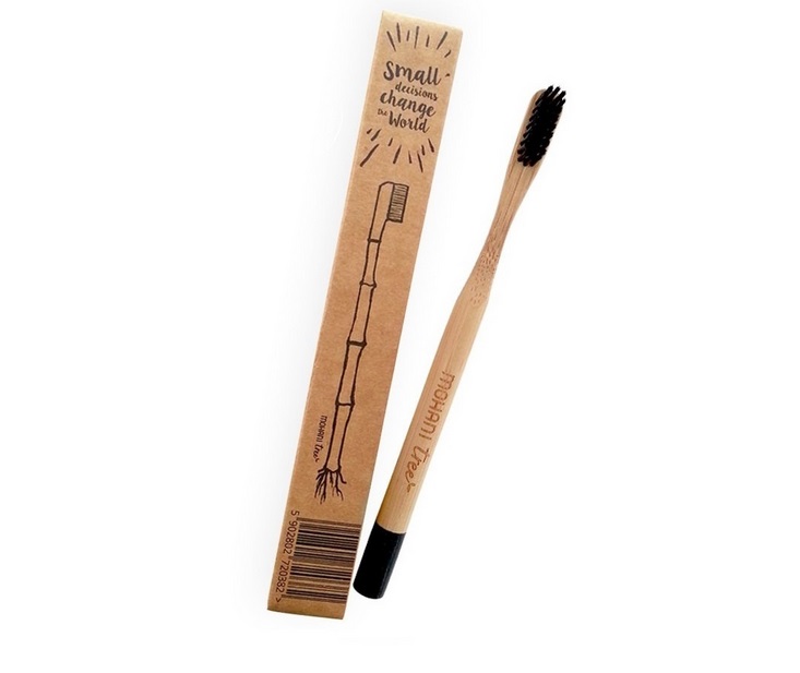 Mohani periuță de dinți din bambus negru