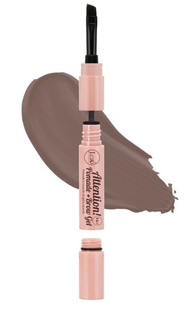 J.Cat Beauty Attention 4-in-1 Pomadă + Gel pentru sprâncene 101 Soft Brown