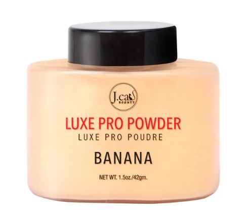 J.Cat Beauty Luxe Pro Powder Pudră fixatoare 101 Banană