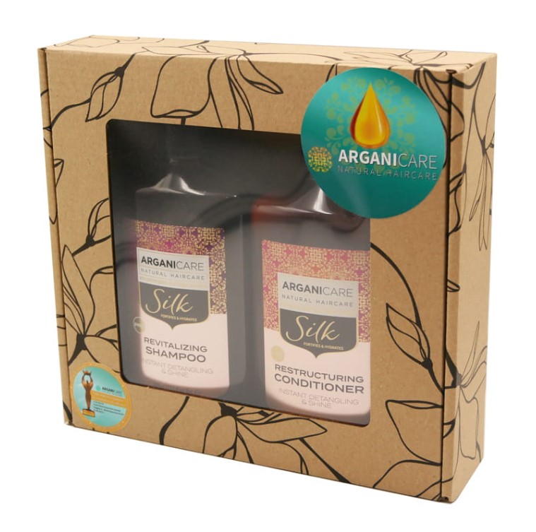 Kit de îngrijire a părului Arganicare Silk