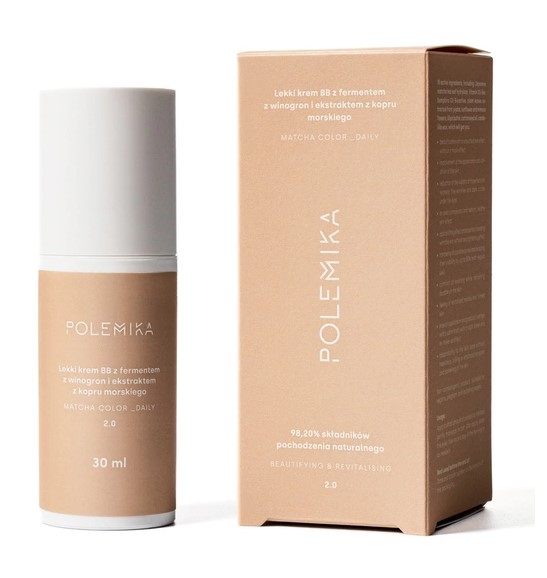 Polemic Light BB Cream cu ferment de struguri și extract de fenicul de mare 2.0