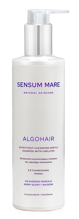 Sensum Mare Algohair Șampon de curățare eficientă pentru utilizare frecventă 250ml