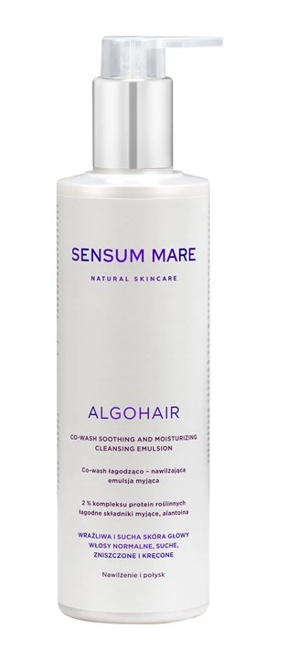 Sensum Mare Algohair Co-Wash Emulsie de spălare calmantă și hidratantă 250ml