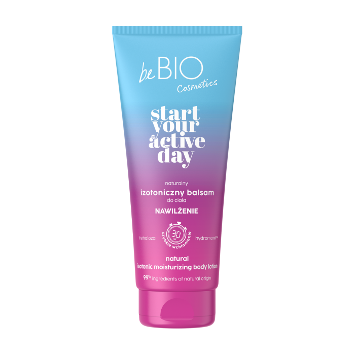 beBIO Start Your Active Day Loțiune de corp izotonică Hidratare 200ml