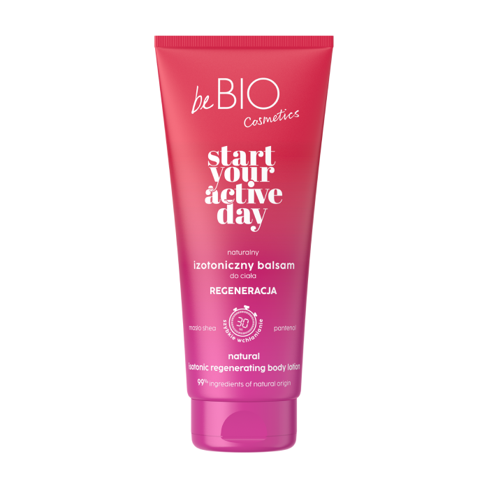 beBIO Start Your Active Day Isotonic Regeneration Loțiune de corp 200ml
