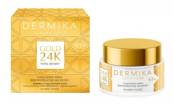 DERMIKA Luxury Gold Youth Reconstructor Cream 65+ 50ml