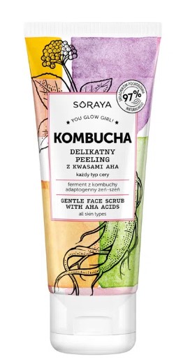 Soraya Kombucha Gentle Face Scrub cu acizi AHA 75ml