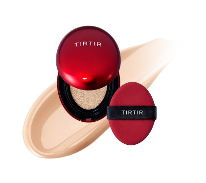 TIRTIR Mask Fit Red Cushion SPF 40 PA++ Fond de ten în Cushion 21C Cool Ivory Mini 4.5g