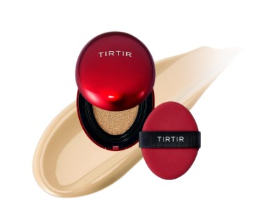 TIRTIR Mask Fit Red Cushion SPF 40 PA++ Fond de ten pernă 24W Soft Beige Mini 4.5g