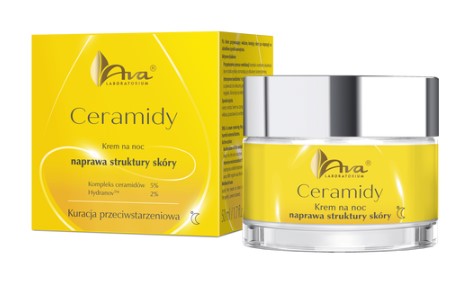 AVA Ceramides Cremă de noapte pentru repararea structurii pielii 50ml