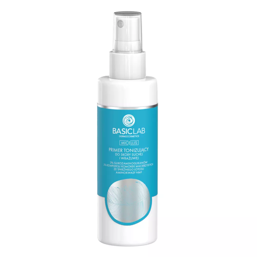 BasicLab Micellis Micellis Toning Primer pentru piele uscată și sensibilă 150ml