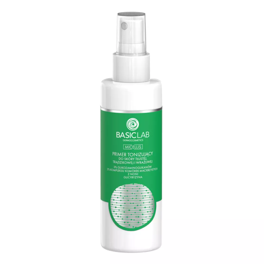 BasicLab Micellis Micellis Toning Primer pentru piele acneică și sensibilă 150ml