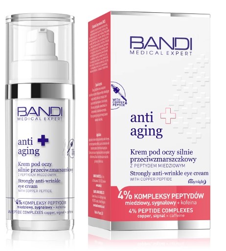 Bandi Anti-Aging Cremă de ochi puternic antirid cu peptidă de cupru 30ml
