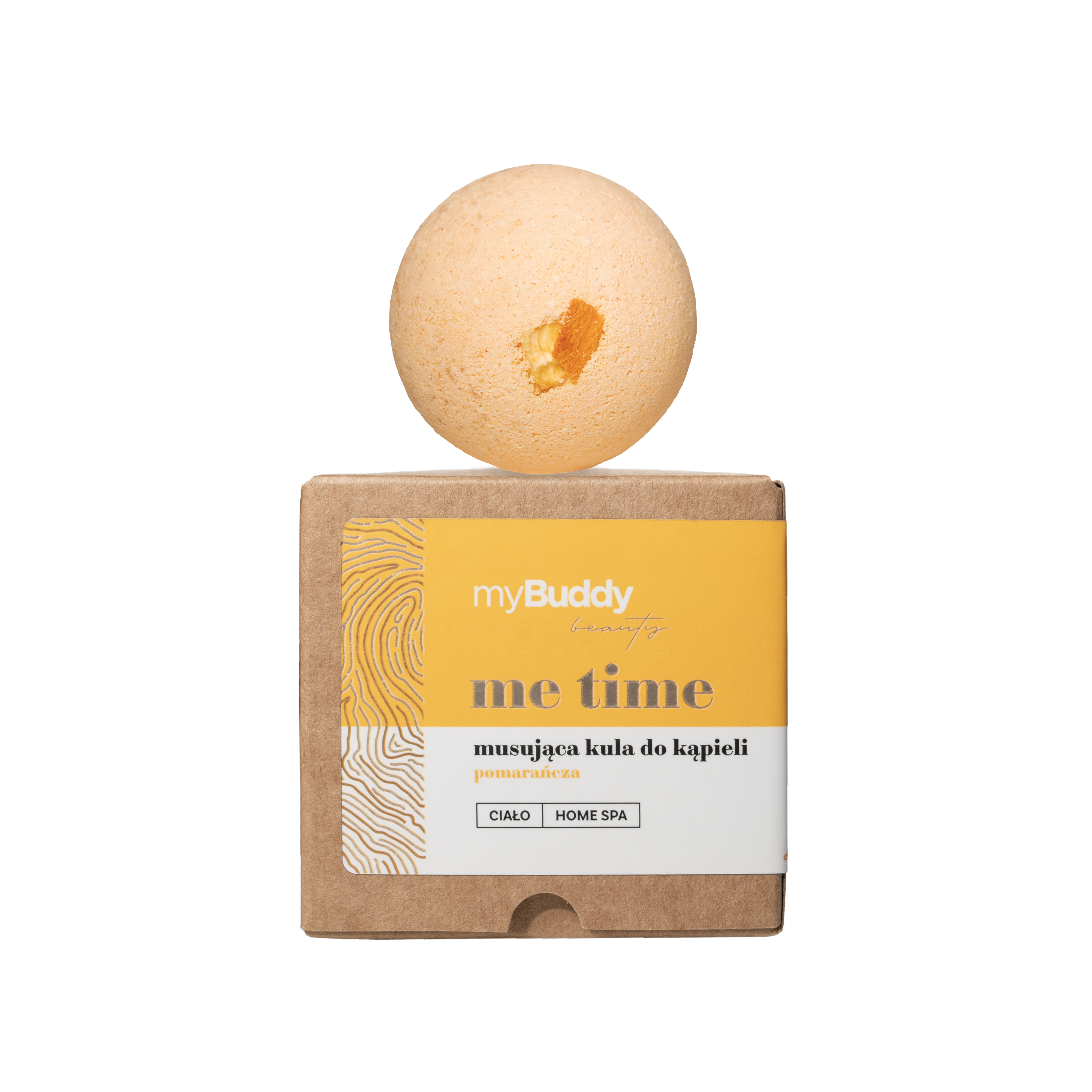 myBuddy me time Sparkling Orange Bath Ball 100g