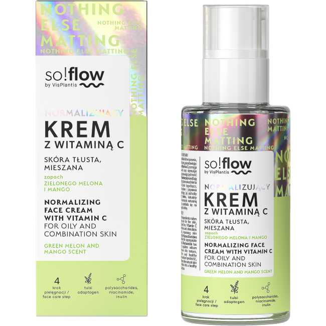 So!flow Cremă normalizantă cu vitamina C 50ml