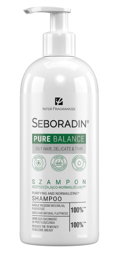 Seboradin Pure Balance Șampon de curățare și normalizare a părului 400ml