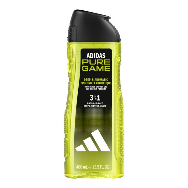 ADIDAS Pure Game Gel de duș 3 în 1 pentru bărbați 400ml