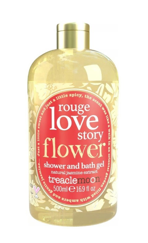 Gel de duș cu flori Treaclemoon Rouge Love Story 500ml