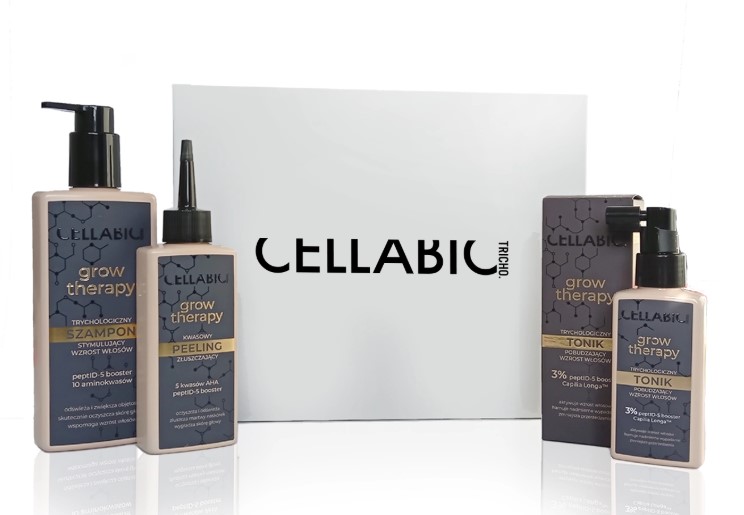 Cellabic Tricho Stimularea creșterii părului Set cosmetic pentru bărbați