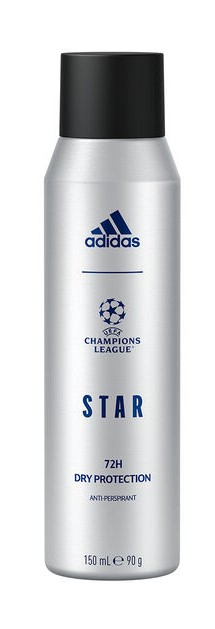 ADIDAS Uefa Champions League Star Spray antiperspirant pentru bărbați 150ml