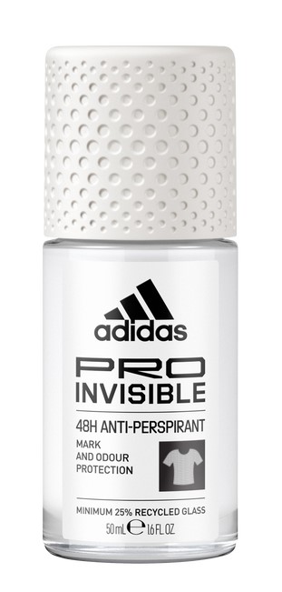 ADIDAS Pro Invisible Antiperspirant Roll-on pentru femei 50ml