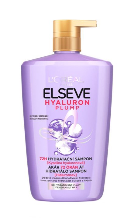 Loreal Elseve Hyaluron Plump Șampon pentru păr 1l