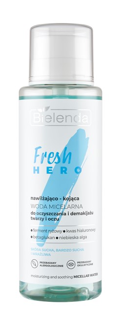 Bielenda Fresh Hero Apă micelară hidratantă și calmantă 400ml